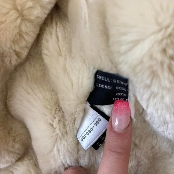 rare baby phat leather fur hooded jacket - Picture 6 of 8